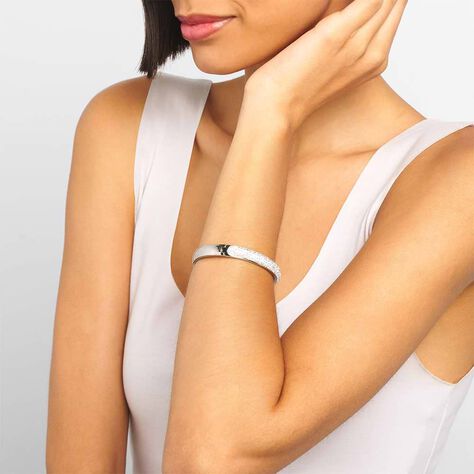 Bangle Lady Phantasya Acciaio Cristallo - Bracciali Rigidi Donna | Stroili