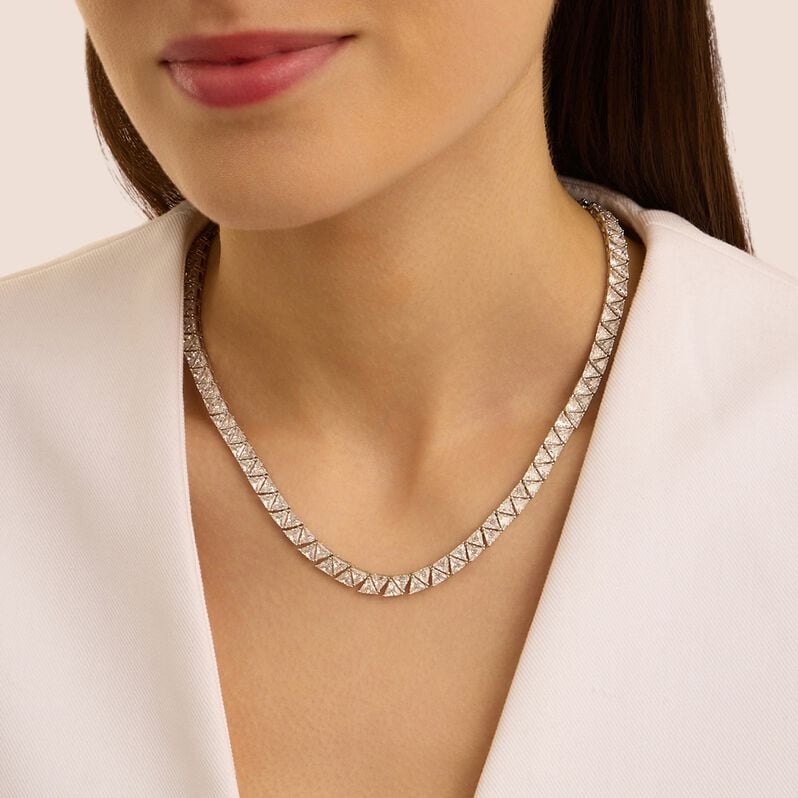 Collana Tennis Silver Elegance Argento Rodiato Cubic Zirconia - Collane Tennis Donna | Stroili