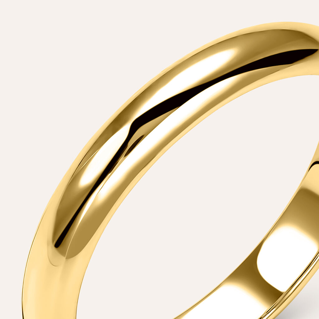 Fede Classica Leggera 3.2 mm Oro Giallo - Anelli con Incisione Unisex | Stroili