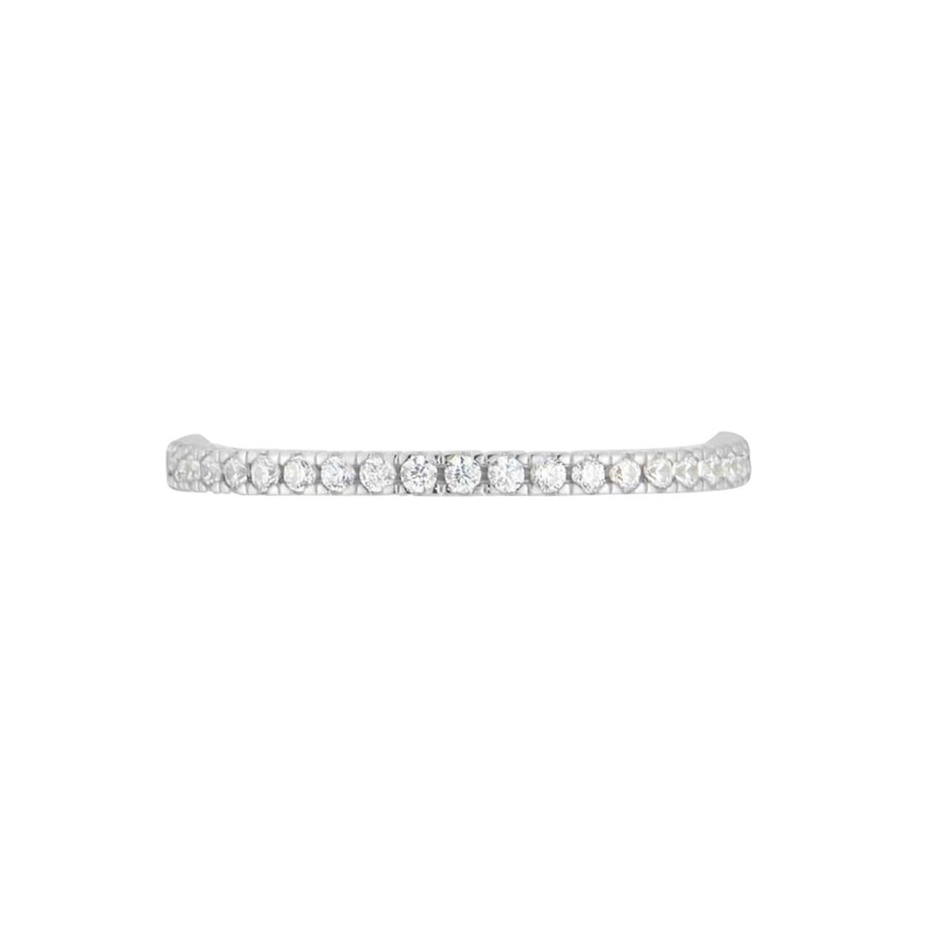 Anello Eternity Claire Oro Bianco Cubic Zirconia - Anelli Eternity Donna | Stroili