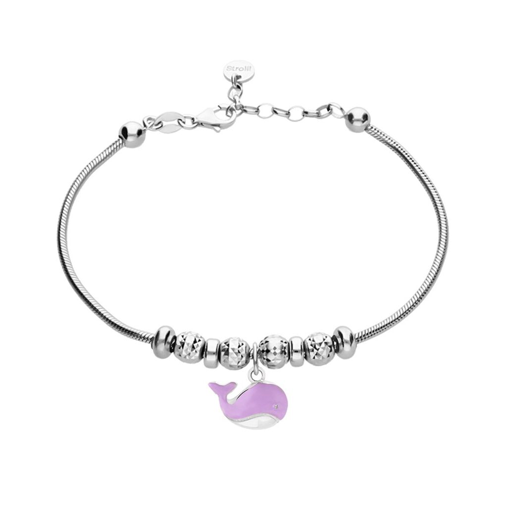 Charm in argento e smalto balena - Charms Donna | Stroili