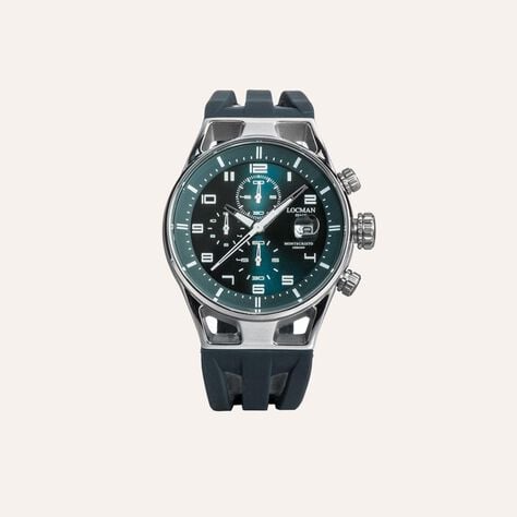 Orologio Al Quarzo Locman Montecristo 0542a19s-00ptwhsl - Orologi con Datario Uomo | Stroili