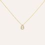 Collana Amélie Oro Giallo Topazio Cubic Zirconia
