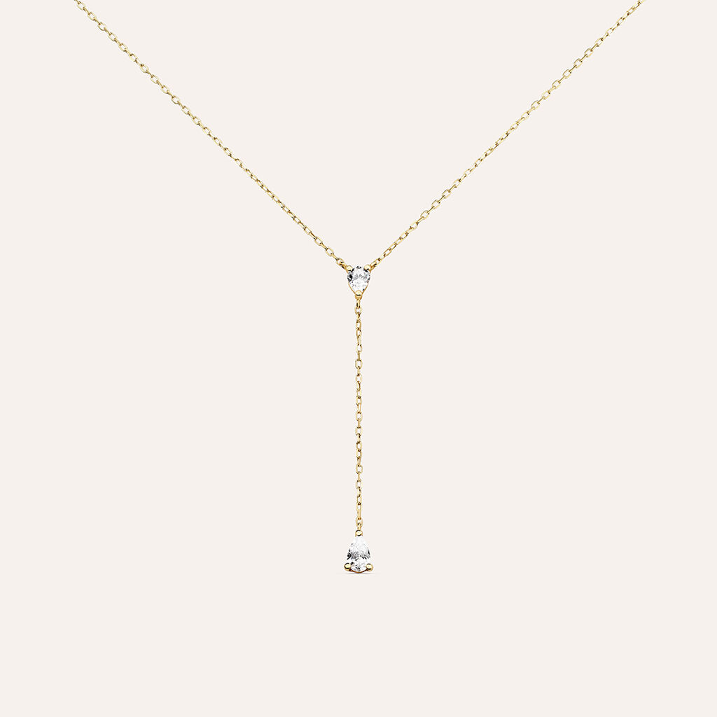 Collana Claire Oro Giallo Cubic Zirconia