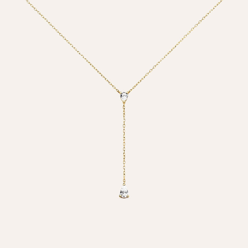 Collana Claire Oro Giallo Cubic Zirconia - Collane Donna | Stroili