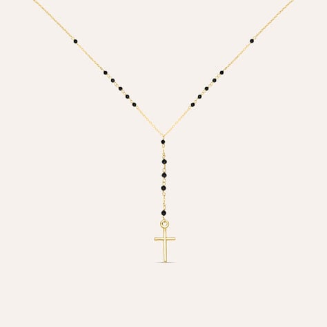 Collana Rosario Holy Oro Giallo Spinello - Collane Rosario Donna | Stroili