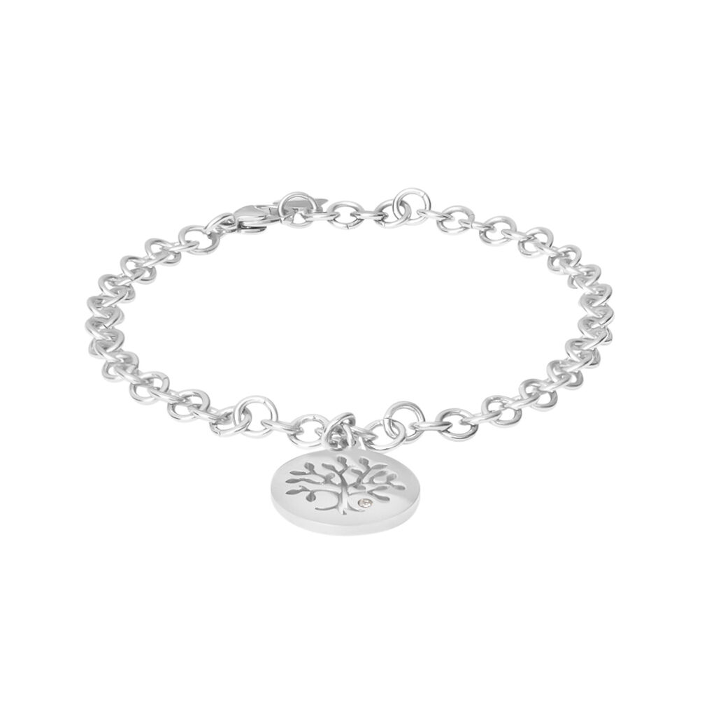 Bracciale Sunrise Acciaio Cristallo