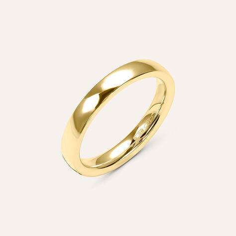 Fede Comoda Leggera Squadrata 3 mm Oro Giallo - Anelli con Incisione Unisex | Stroili