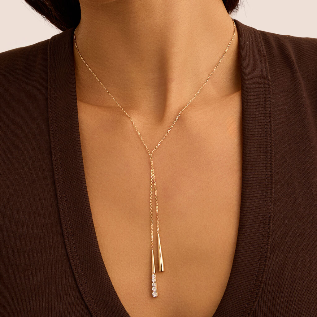 Collana Golden Dreams Placcato Oro Giallo Cubic Zirconia - Collane Donna | Stroili