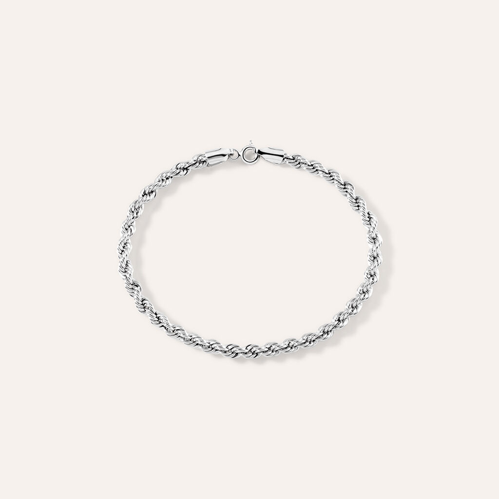 Bracciale Catena Colette Oro Bianco - Bracciali Donna | Stroili
