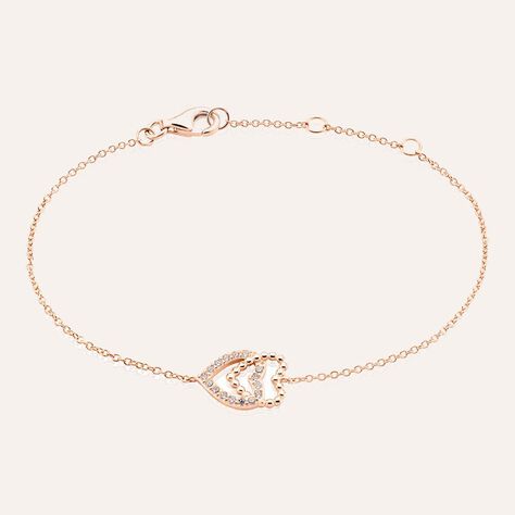 Bracciale Silver Moments Argento Rosa Cubic Zirconia - Bracciali Amicizia Donna | Stroili