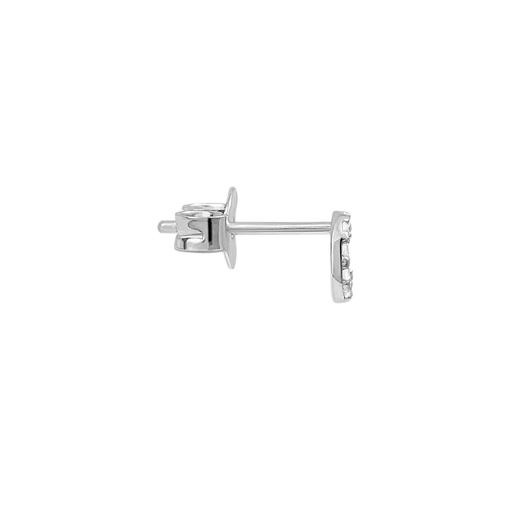 Mono Orecchino Lobo Silver Moments Argento Rodiato Cubic Zirconia - Mono Orecchino Donna | Stroili