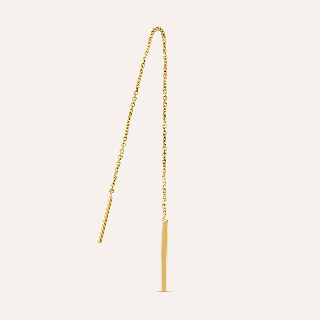 Mono Orecchino Pendente Saliscendi Beverly Oro Giallo