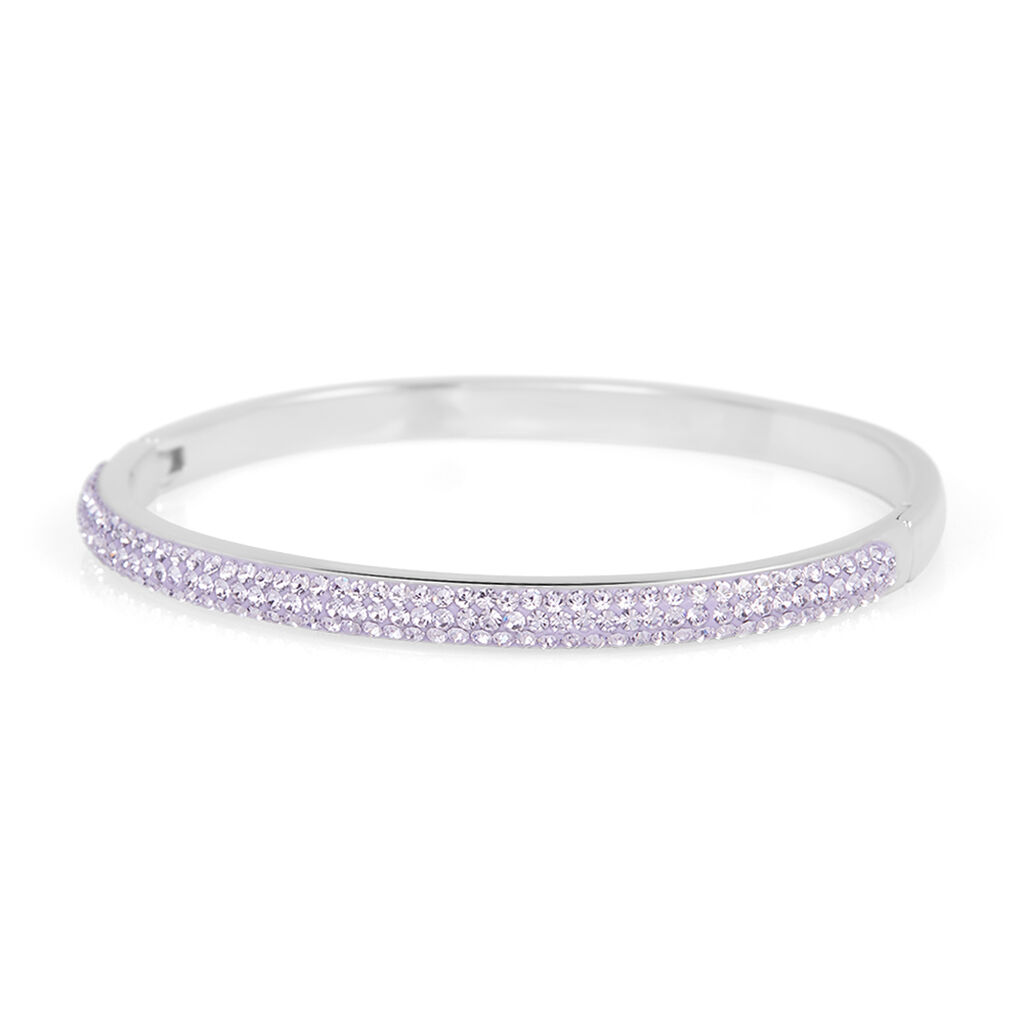 Bangle Lady Phantasya Acciaio Cristallo - Bracciali Rigidi Donna | Stroili