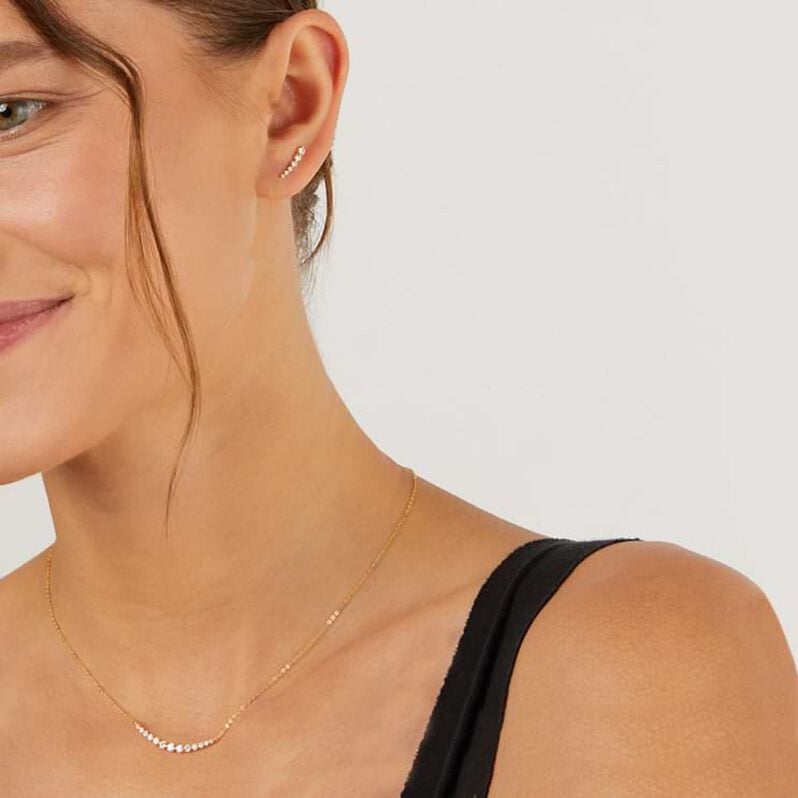 Orecchini Pendenti Claire Oro Giallo Cubic Zirconia - Orecchini Pendenti Donna | Stroili