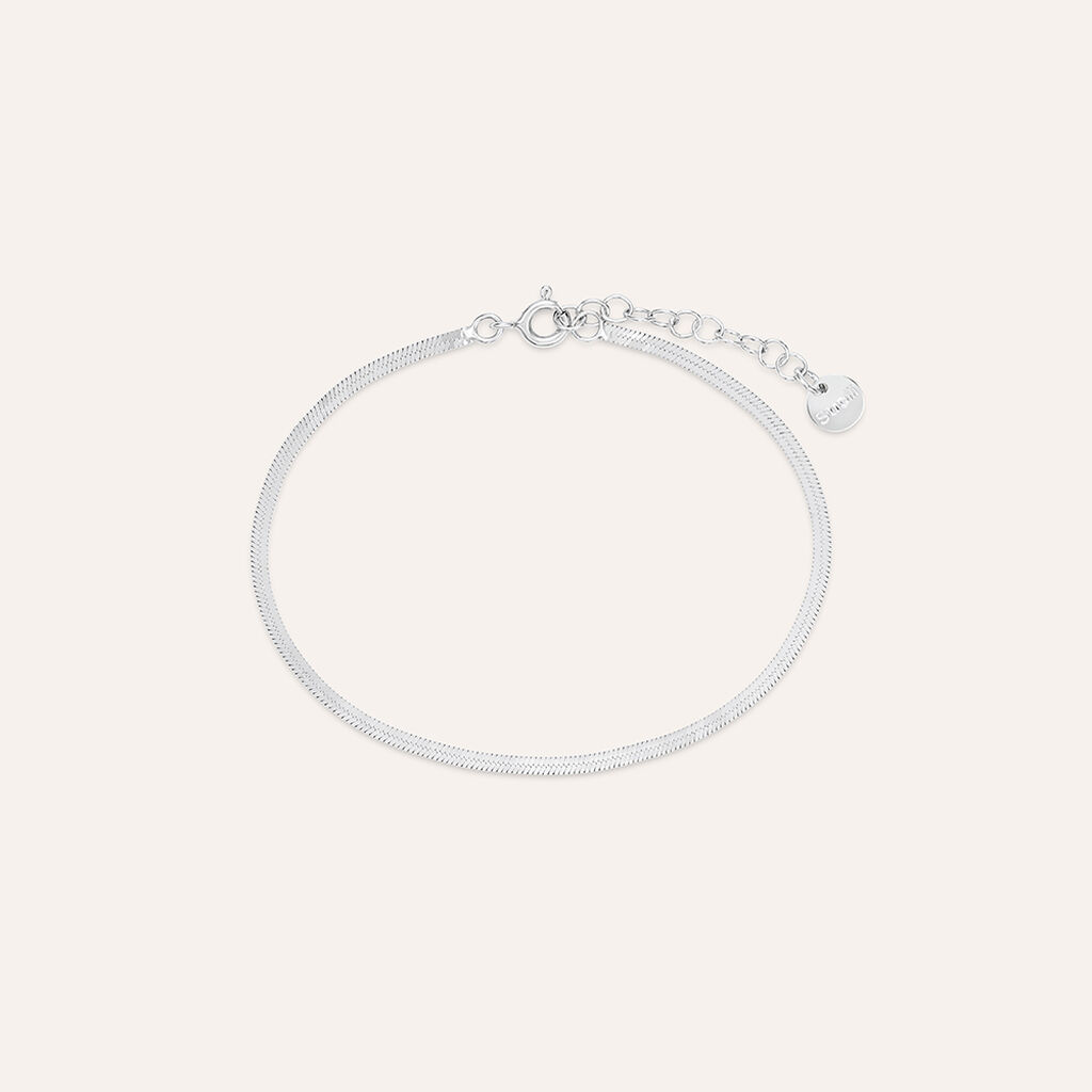 Bracciale Catena Silver Collection Argento Rodiato