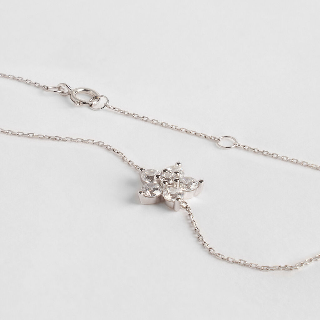 Bracciale Claire Oro Bianco Cubic Zirconia - Bracciali Amicizia Donna | Stroili