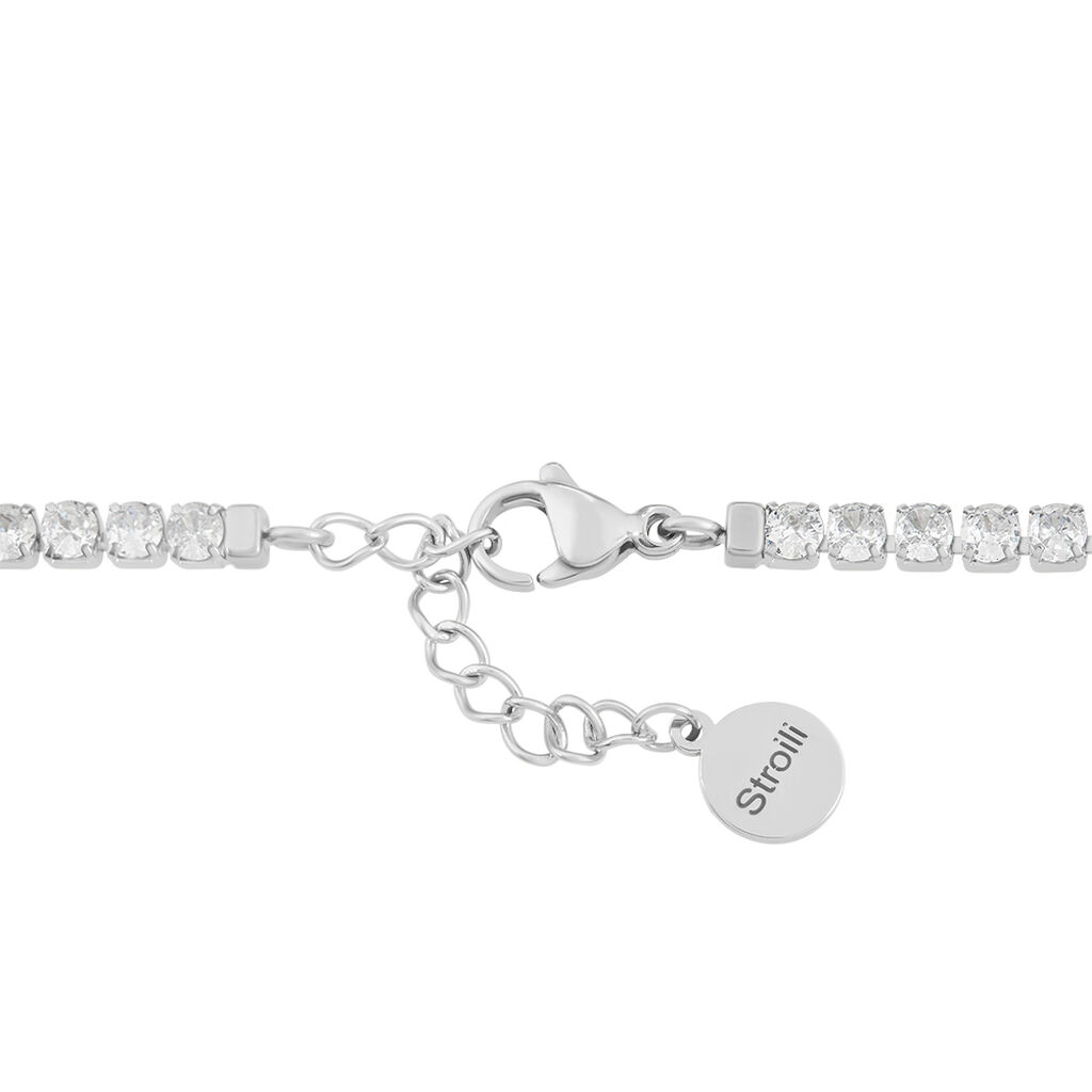 Collana Tennis Lady Chic Acciaio Cristallo - Collane Tennis Donna | Stroili