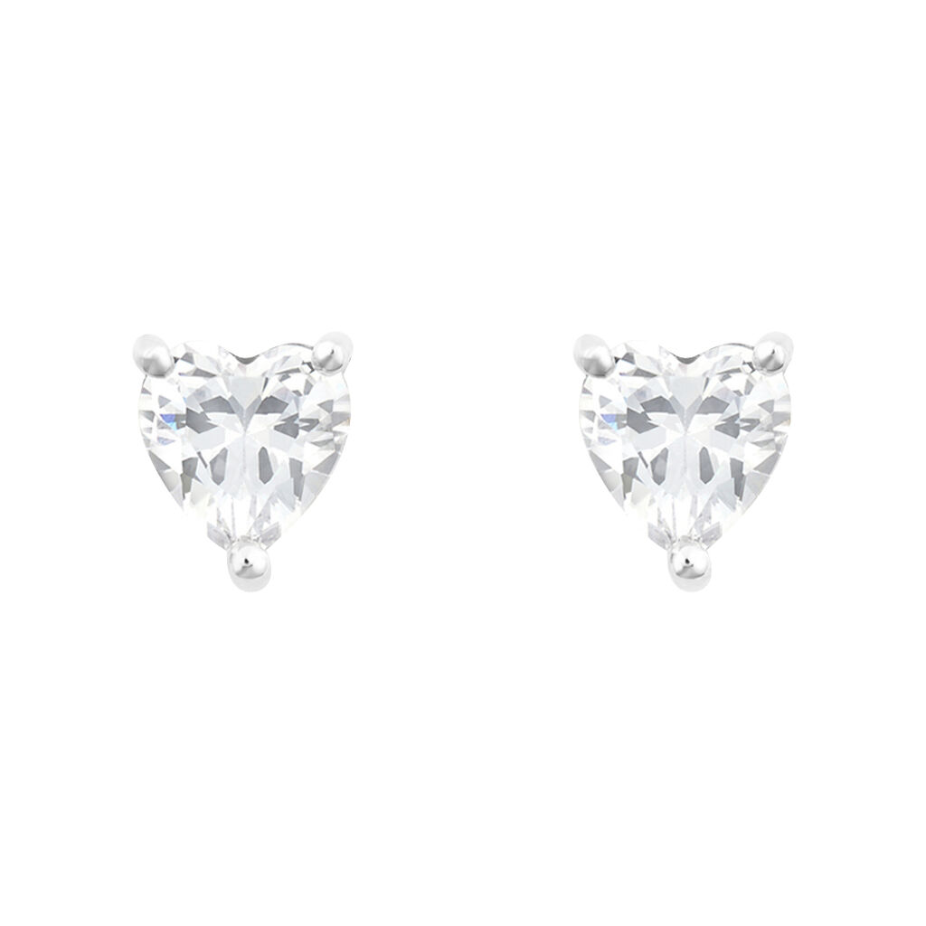 Orecchini Lobo Punto Luce Silver Elegance Argento Rodiato Cubic Zirconia - Orecchini a Lobo Donna | Stroili