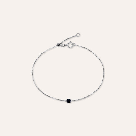 Bracciale Punto Luce Charlotte Oro Bianco Zaffiro - Bracciali Donna | Stroili