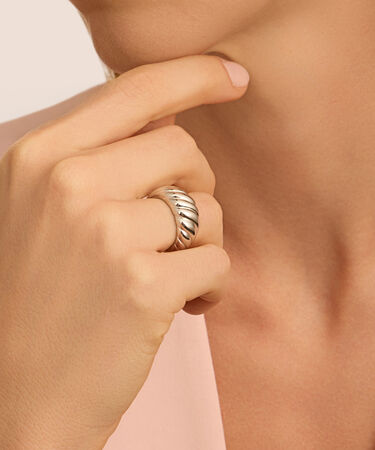 Anello Fascia Silver Collection Argento Rodiato