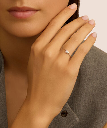 Anello Solitario Diamazing Oro Bianco Diamante
