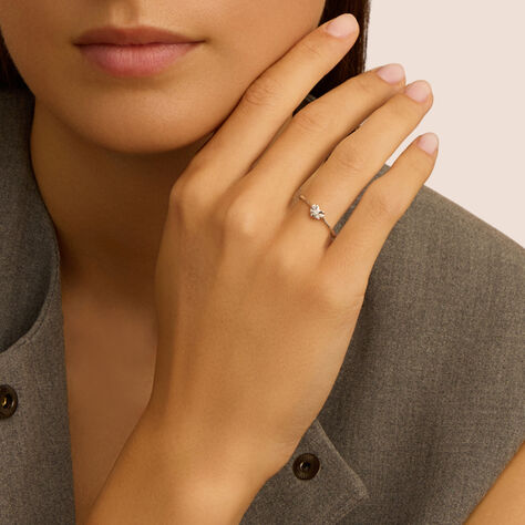 Anello Solitario Diamazing Oro Bianco Diamante - Anelli con Pietre Donna | Stroili