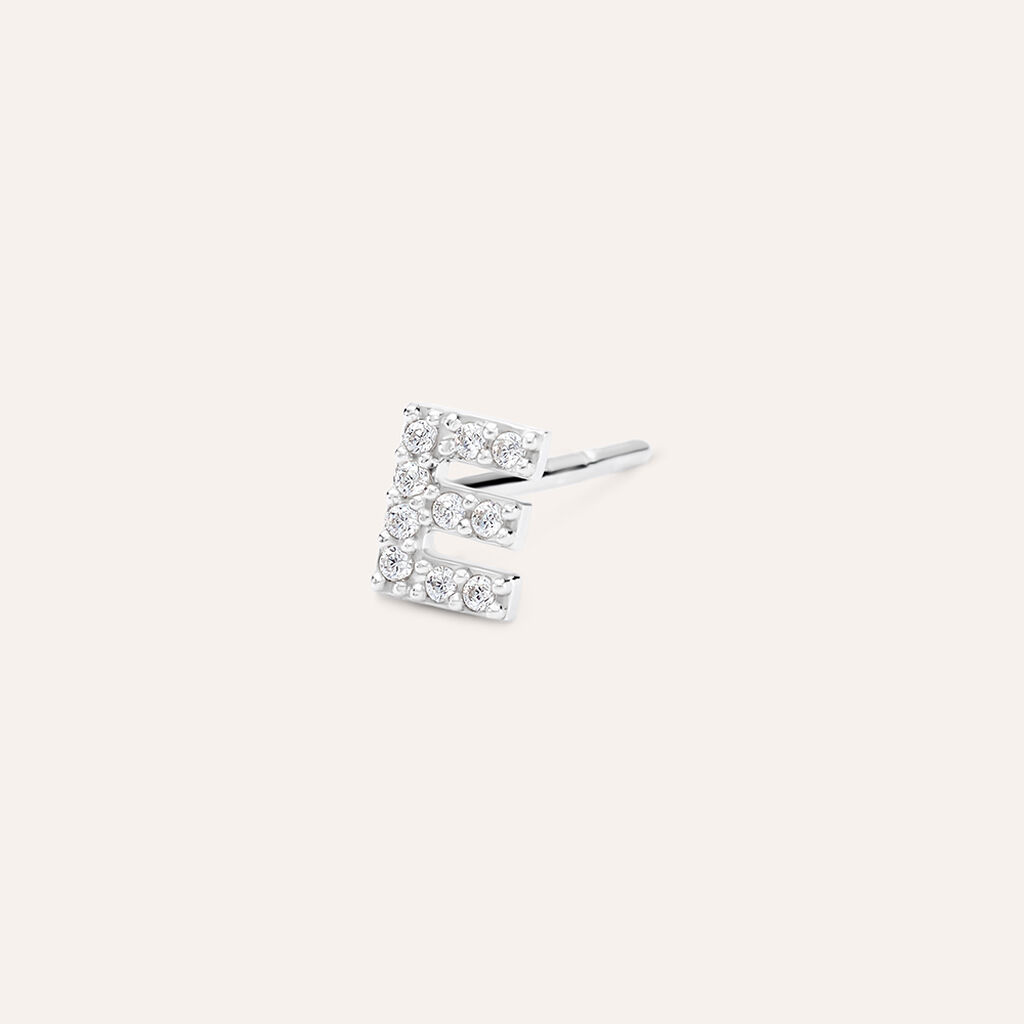 Mono Orecchino Lobo Silver Moments Argento Rodiato Cubic Zirconia