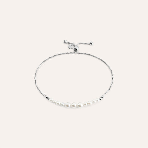 Bracciale Silver Pearls Argento Rodiato Perla sintentica - Bracciali Donna | Stroili