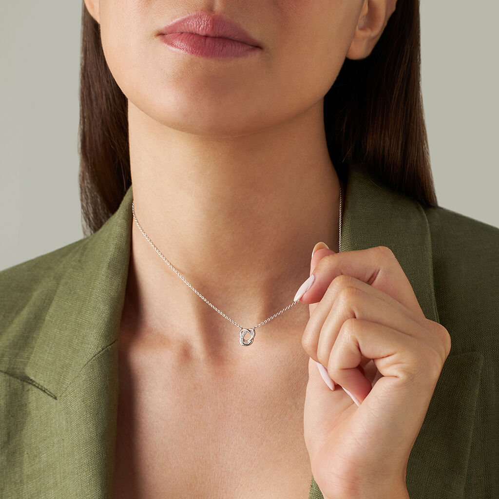 Collana Silver Moments Argento Rodiato Cubic Zirconia - Collane Donna | Stroili