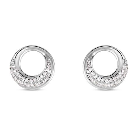 Orecchini Lobo Sophia Oro Bianco Diamante - Orecchini a Lobo Donna | Stroili