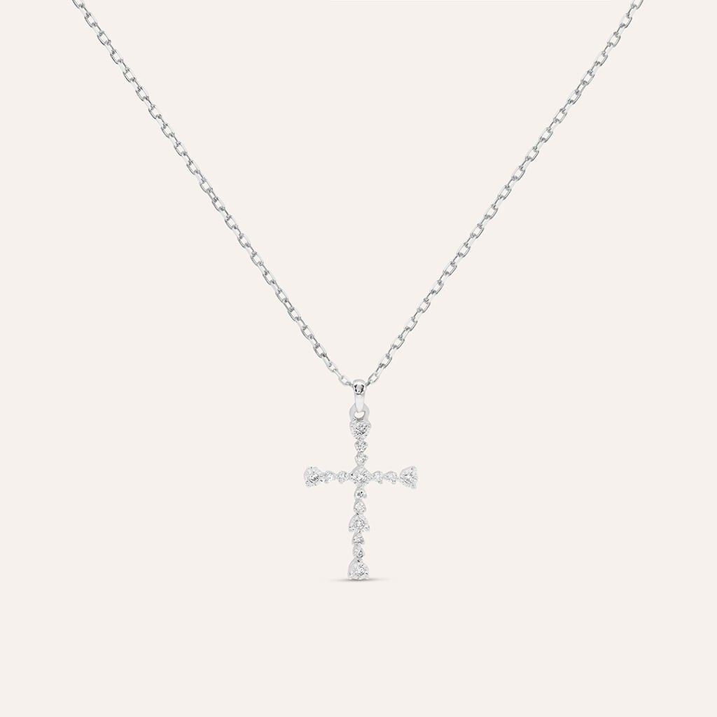 Collana Sophia Oro Bianco Diamante