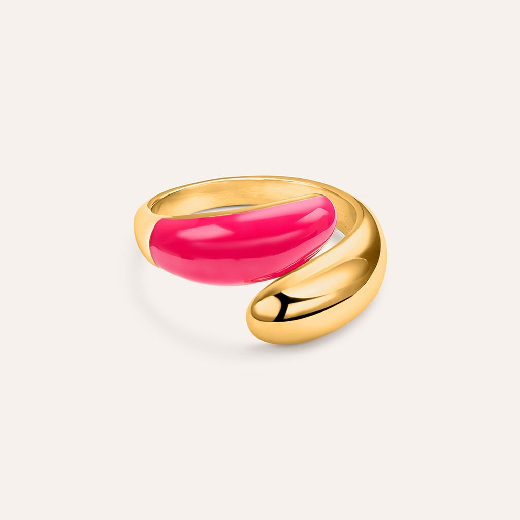 Anello Contrarie Lady Sweet Acciaio Dorato - Anelli Colorati Donna | Stroili