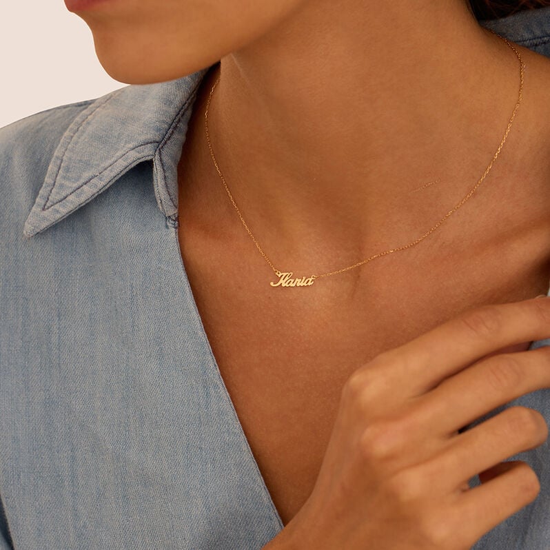 Collana Ilaria Gold Names Oro Giallo - Collane Unisex | Stroili
