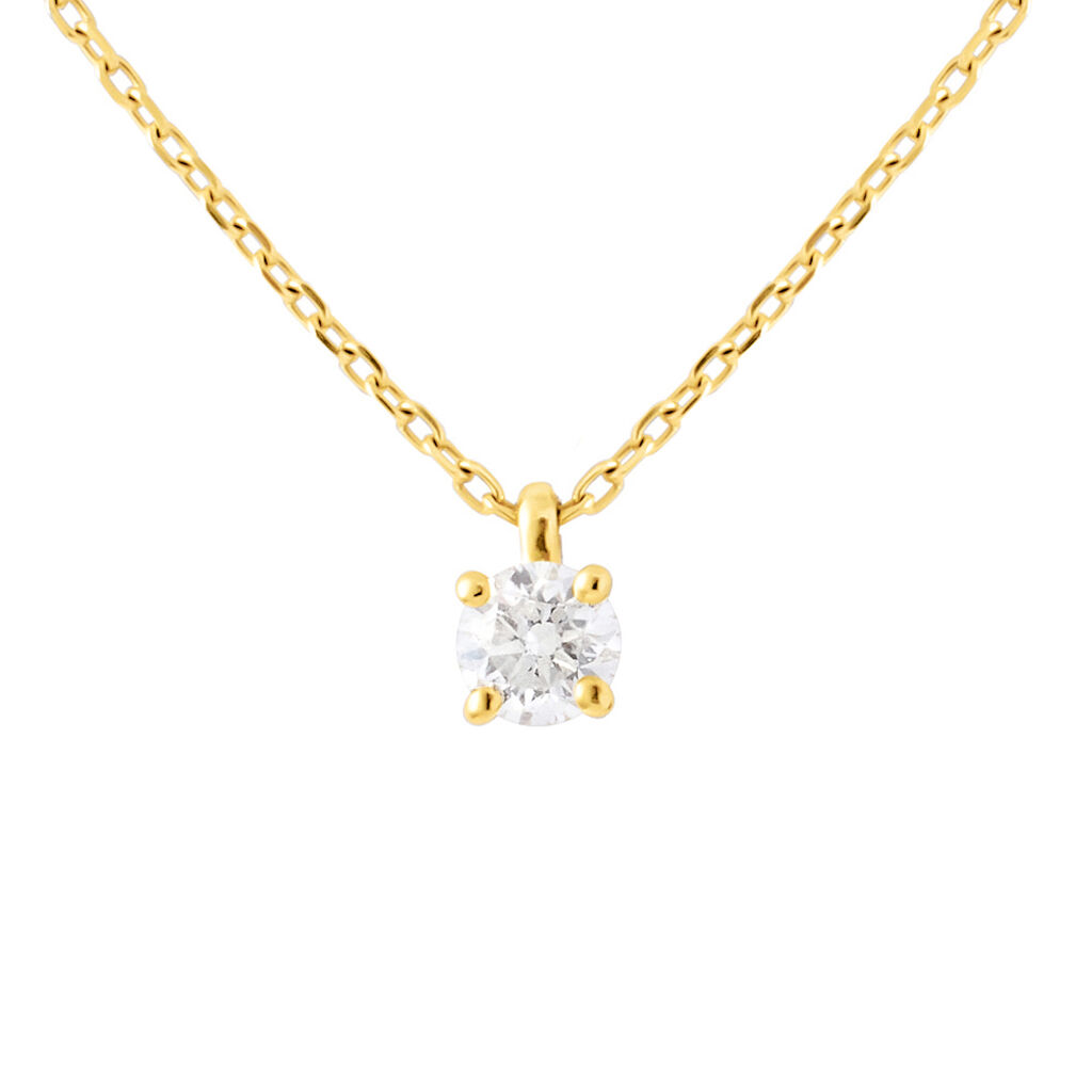 Collana Punto Luce Grace Oro Giallo Diamante - Collane Punto Luce Donna | Stroili