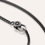 Collana Man Code Acciaio Nero