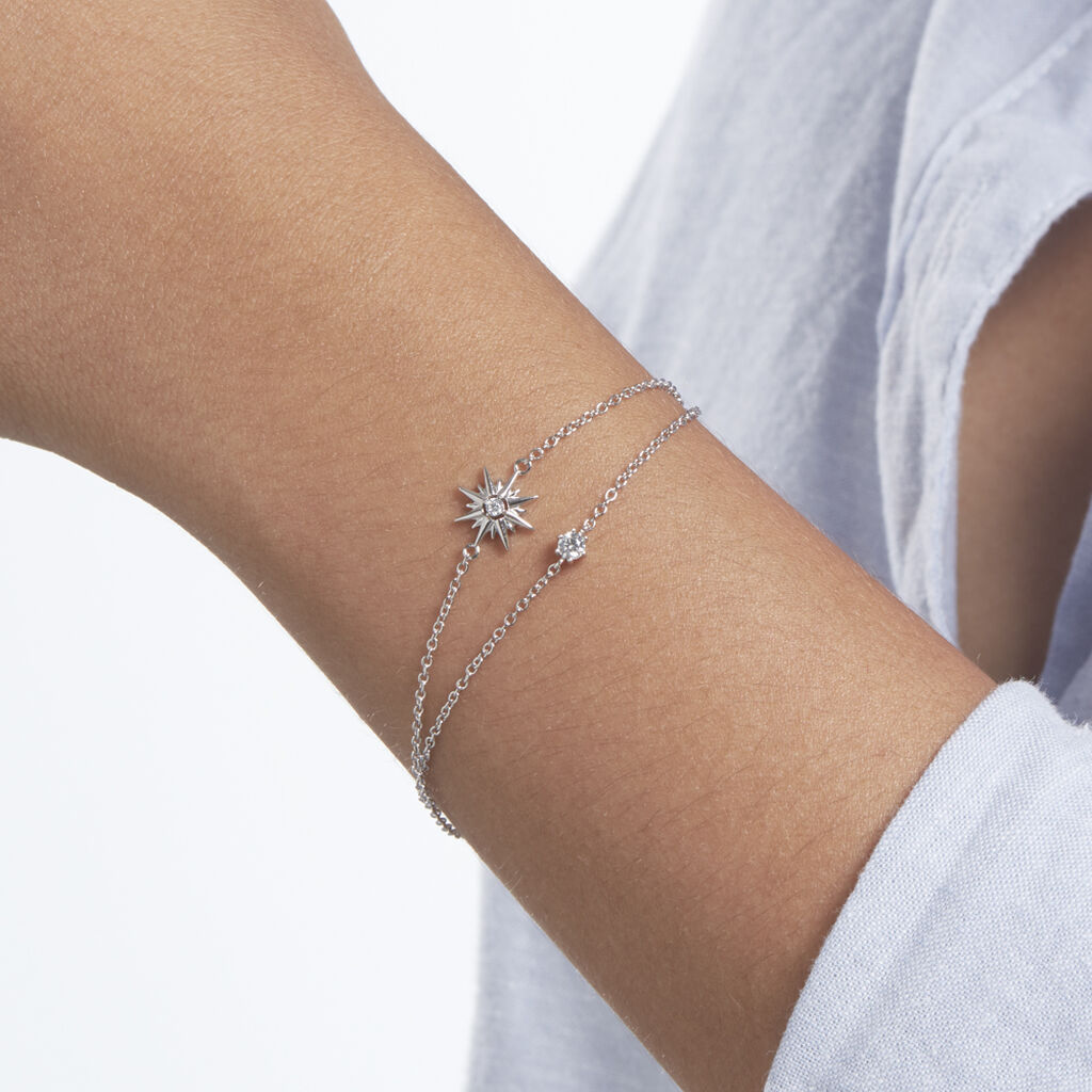 Bracciale Silver Elegance Argento Rodiato Cubic Zirconia