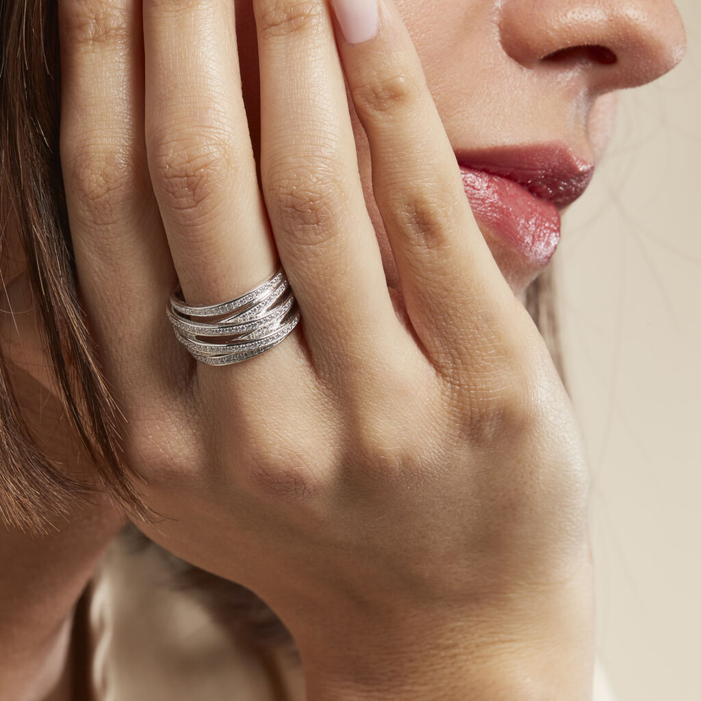 Anello Silver Shine Argento Rodiato Cubic Zirconia - Anelli con Pietre Donna | Stroili