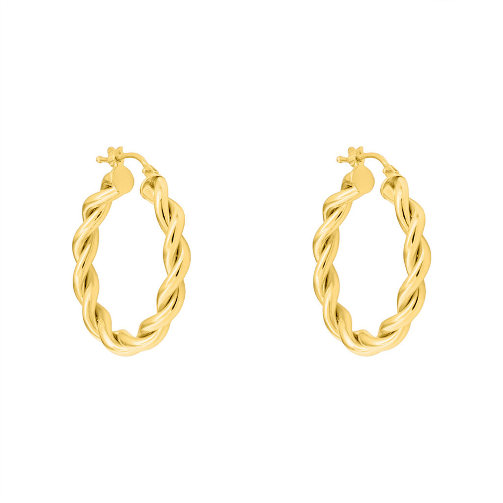 Orecchini A Cerchio Toujours Oro Giallo - Orecchini a Cerchio Donna | Stroili