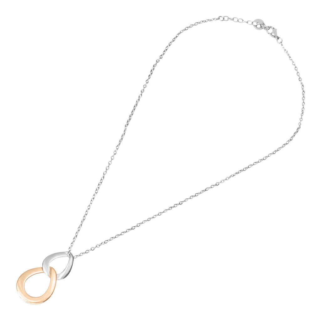 Collana Lady Code Acciaio Bicolore Bianco / Rosa - Collane Donna | Stroili