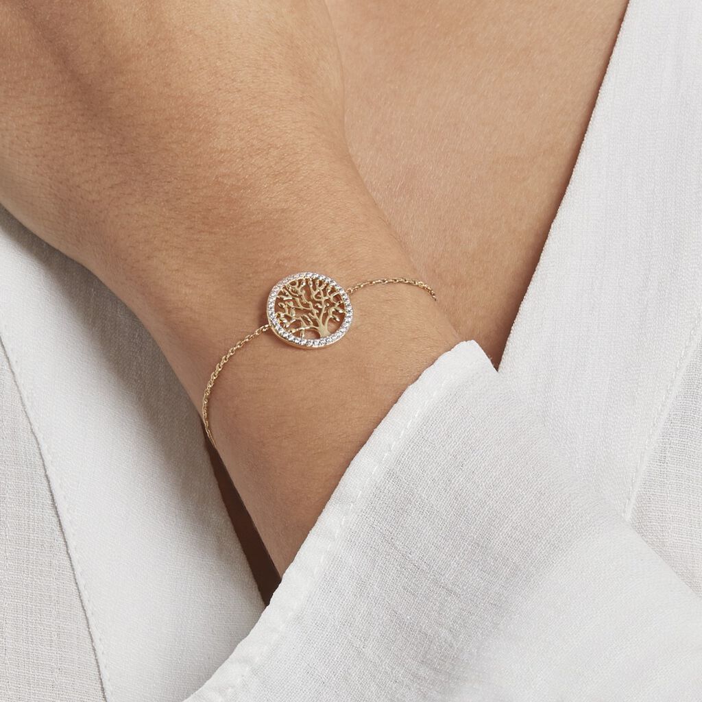 Bracciale Golden Dream Placcato Oro Giallo Cubic Zirconia - Bracciali Amicizia Donna | Stroili