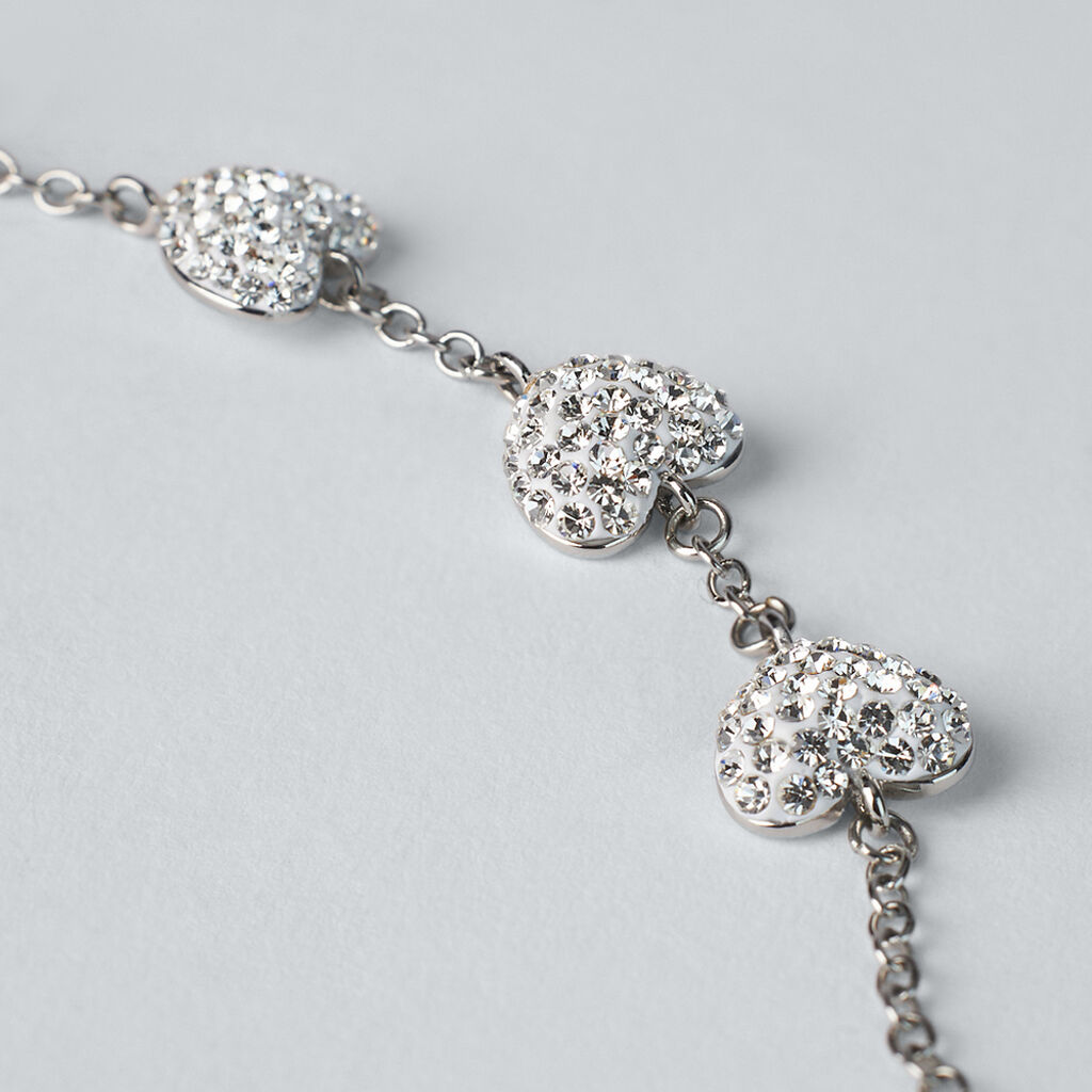 Bracciale Lady Phantasya Acciaio Cristallo - Bracciali Love Donna | Stroili