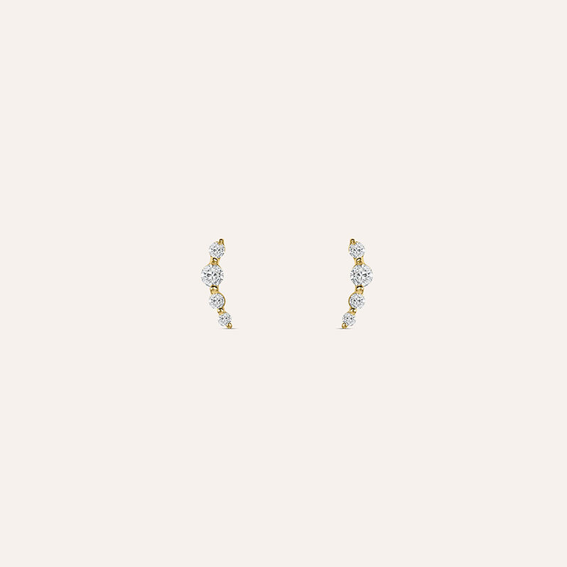 Orecchini Lobo Diamade Glam Oro Giallo Diamante Lab-Grown - Orecchini a Lobo Donna | Stroili