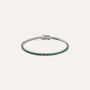 Bracciale Tennis Silver Rainbow Argento Rodiato Cubic Zirconia