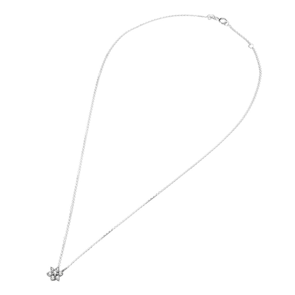 Collana Sophia Oro Bianco Diamante - Collane Donna | Stroili