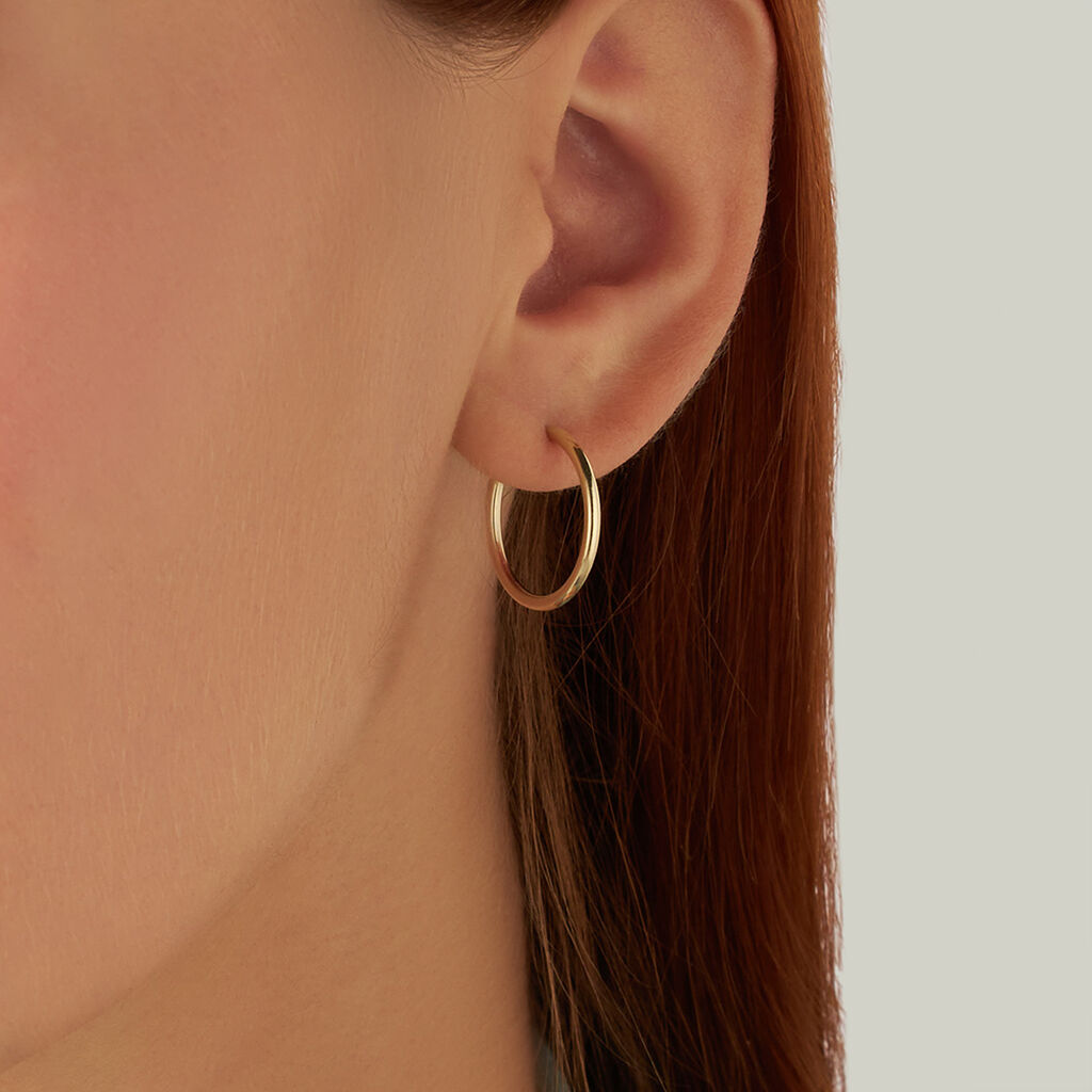 Orecchini A Cerchio Toujours Oro Giallo - Orecchini a Cerchio Donna | Stroili