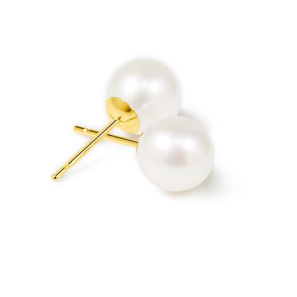 Orecchini Lobo Bon Ton Oro Giallo Perla D'Acqua Dolce - Orecchini a Lobo Donna | Stroili