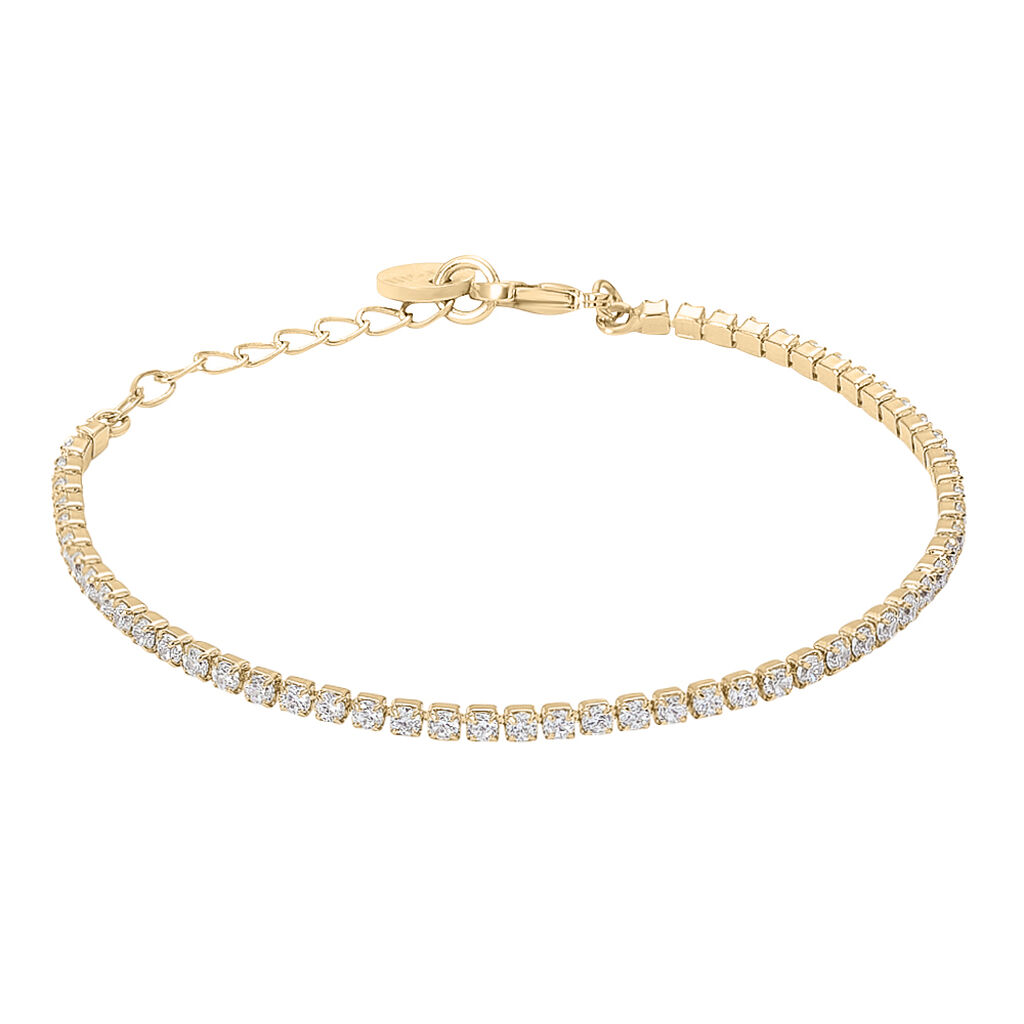 Bracciale Tennis Golden Dream Placcato Oro Giallo Cubic Zirconia - Bracciali Tennis Donna | Stroili