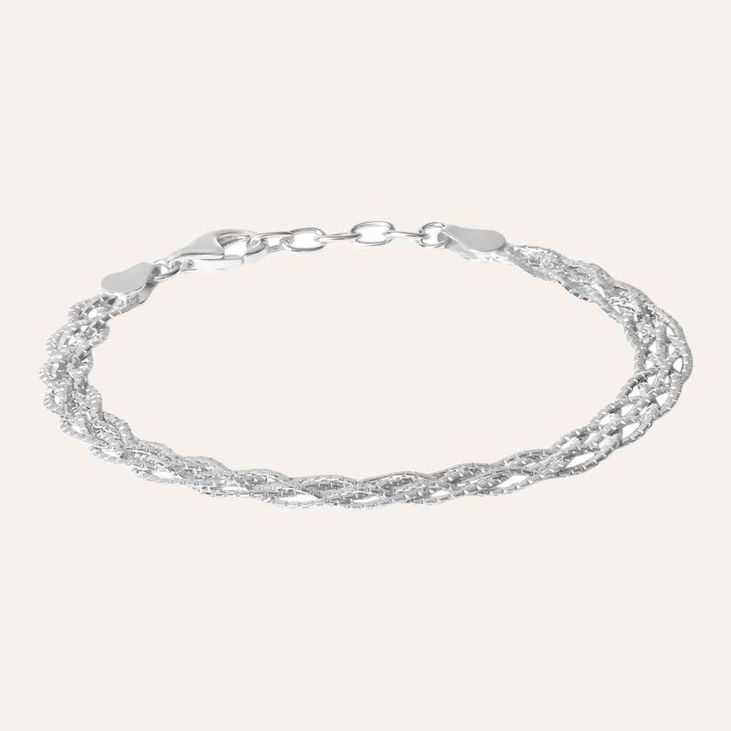 Bracciale Catena Silver Collection Argento Rodiato