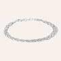 Bracciale Catena Silver Collection Argento Rodiato